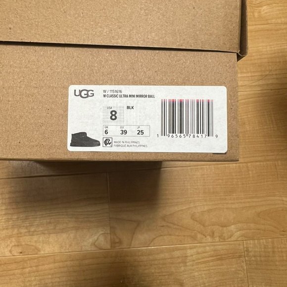 UGG® Women's Classic Ultra Mini Mirror Ball Cold Weather Boots - Picture 4 of 8